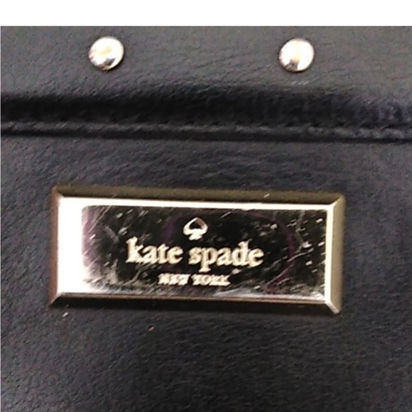 **LIKE NEW!** Classic Kate Spade black and silver beaded wristlet or clutch! - Picture 5 of 12